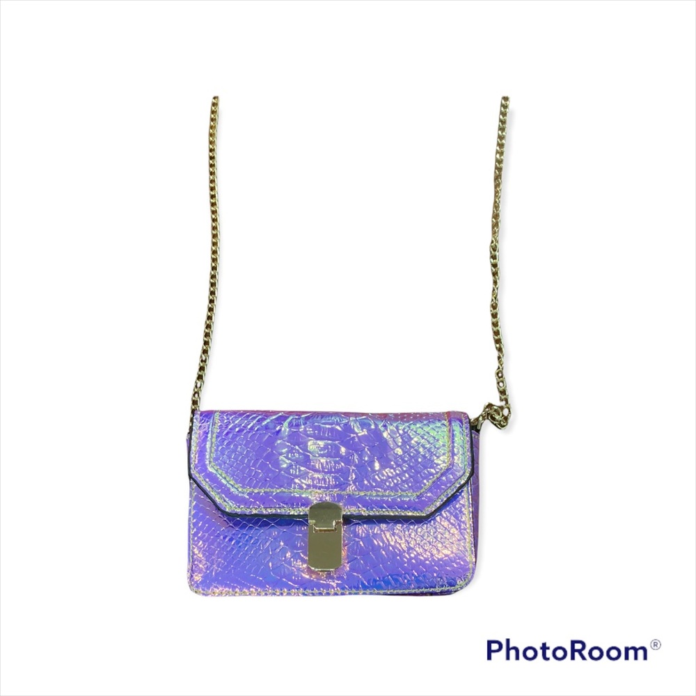 Iridescent Pink/Purple/Gold small purse.